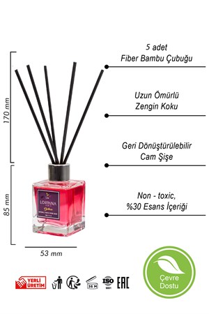 Delina Lüx Bamboo Çubuklu Oda Kokusu 110 ml