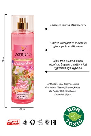 Geisha Pink 270 ml Body Mist 