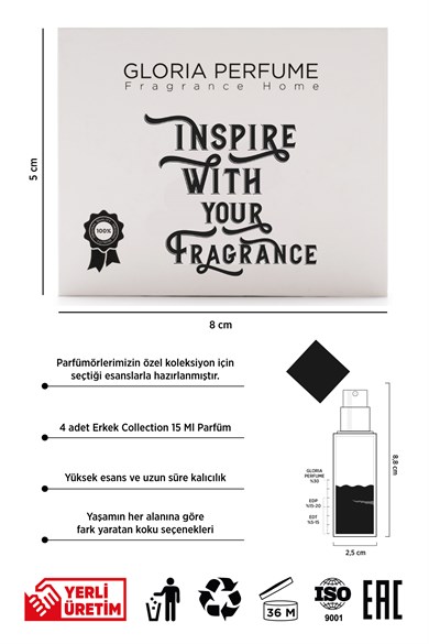 Inspire With Your Fragrance Erkek Parfüm Seti Edp 60 ml