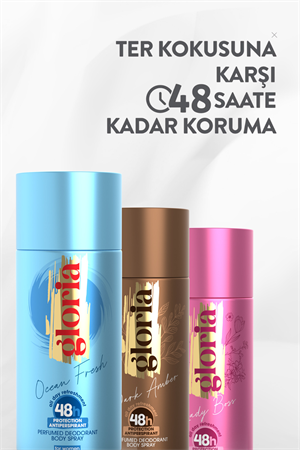 Kadın Deodorant Set 3x150 Ml (Dark Amber - Lady Bos - Ocean Fresh)