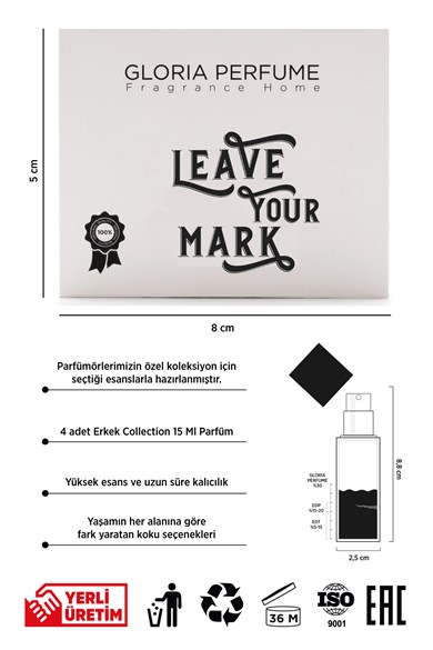 Leave Your Mark Erkek Parfüm Seti Edp 60 ml