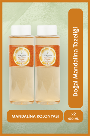Mandalina Kolonyası Set 2x400 ml - Pet Şişe