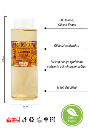 Mandalina Kolonyası Set 2x400 ml - Pet Şişe