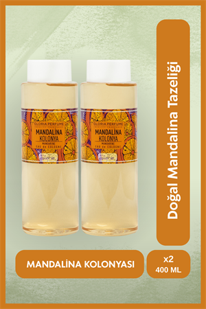 Mandalina Kolonyası Set 2x400 ml - Pet Şişe