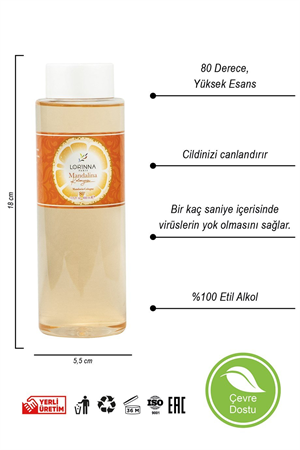 Mandalina Kolonyası Set 2x400 ml - Pet Şişe