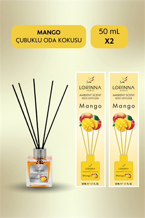 Mango Çubuklu Oda Kokusu Seti 2x50 ml