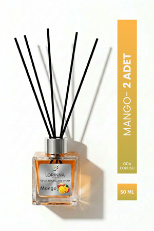 Mango Çubuklu Oda Kokusu Seti 2x50 ml