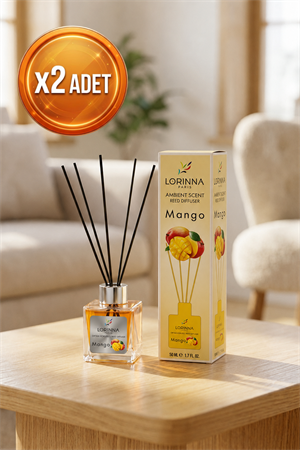 Mango Çubuklu Oda Kokusu Seti 2x50 ml