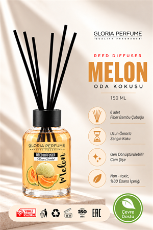 Melon Bambu Çubuklu Oda Kokusu 150 ml