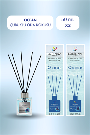 Ocean Çubuklu Oda Kokusu Seti 2x50 ml