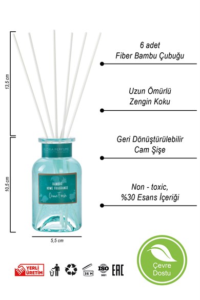 Okyanus Ferahlığı Bambu Çubuklu Oda Kokusu 150 ml