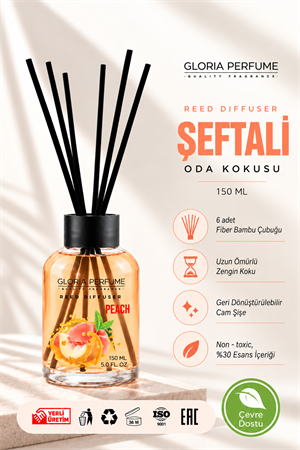Peach Bambu Çubuklu Oda Kokusu 150 ml