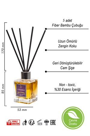 Red Fantasy Lüx Bamboo Çubuklu Oda Kokusu 110 ml