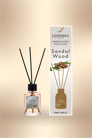 Sandal Wood Bambu Çubuklu 120 ml Oda Kokusu 