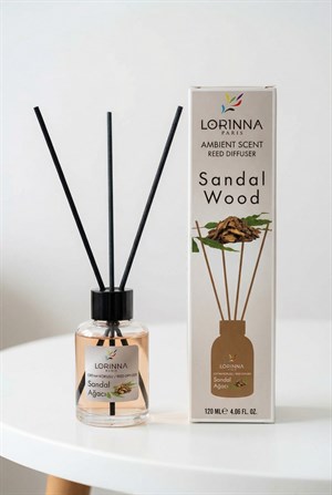 Sandal Wood Bambu Çubuklu 120 ml Oda Kokusu 