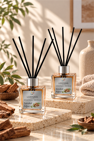 Sandal Wood Çubuklu Oda Kokusu Seti 2x50 ml