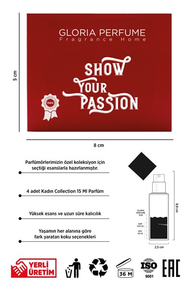 Show Your Passion Kadın Parfüm Seti Edp 60 ml