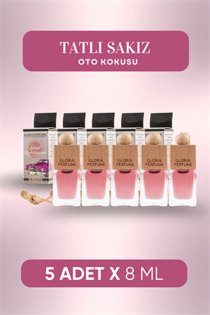 Tatlı Sakız Oto Kokusu 5x8 ml