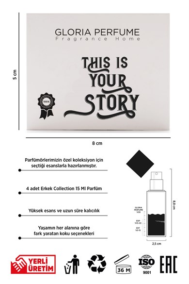 This Is Your Story Erkek Parfüm Seti Edp 60 ml