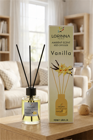 Vanilla Bambu Çubuklu 120 ml Oda Kokusu 