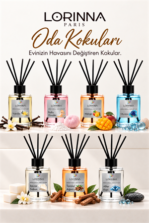 Vanilla Bambu Çubuklu 120 ml Oda Kokusu 