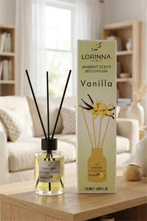 Vanilla Bambu Çubuklu 120 ml Oda Kokusu 