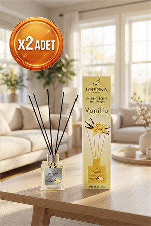 Vanilla Çubuklu Oda Kokusu Seti 2x50 ml
