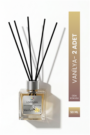 Vanilla Çubuklu Oda Kokusu Seti 2x50 ml