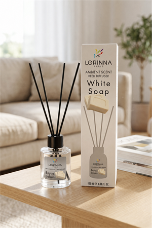 White Soap Bambu Çubuklu 120 ml Oda Kokusu 