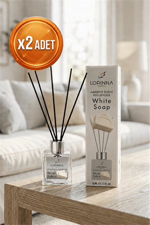 White Soap Çubuklu Oda Kokusu Seti 2x50 ml