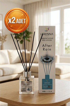 Yağmur Sonrası Çubuklu Oda Kokusu Seti 2x50 ml