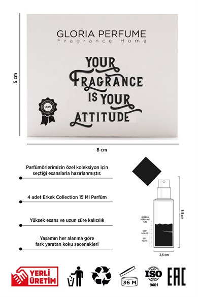 Your Fragrance Is Your Attitude Erkek Parfüm Seti Edp 60 ml
