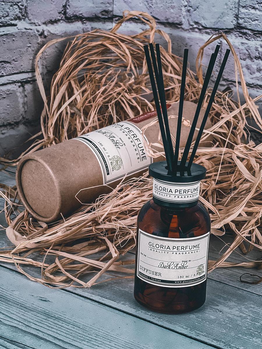 Dark Amber Bamboo Çubuklu Oda Kokusu 150 ml - Gloria Perfume