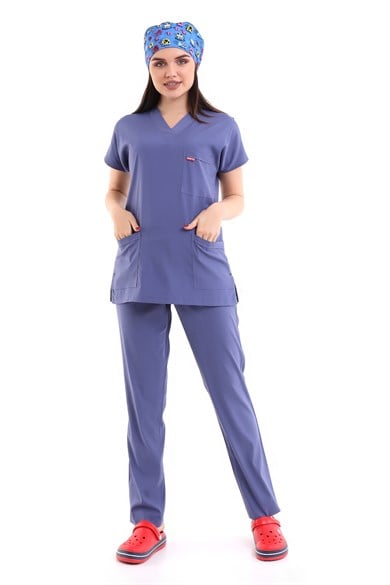 İndigo Mavi Unisex BfleX Soft Likralı Forma Takımı
