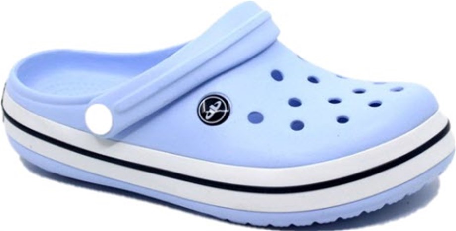 Buz Mavisi Beyaz Lacivert Akınalbella E195 Crocs Model Terlik