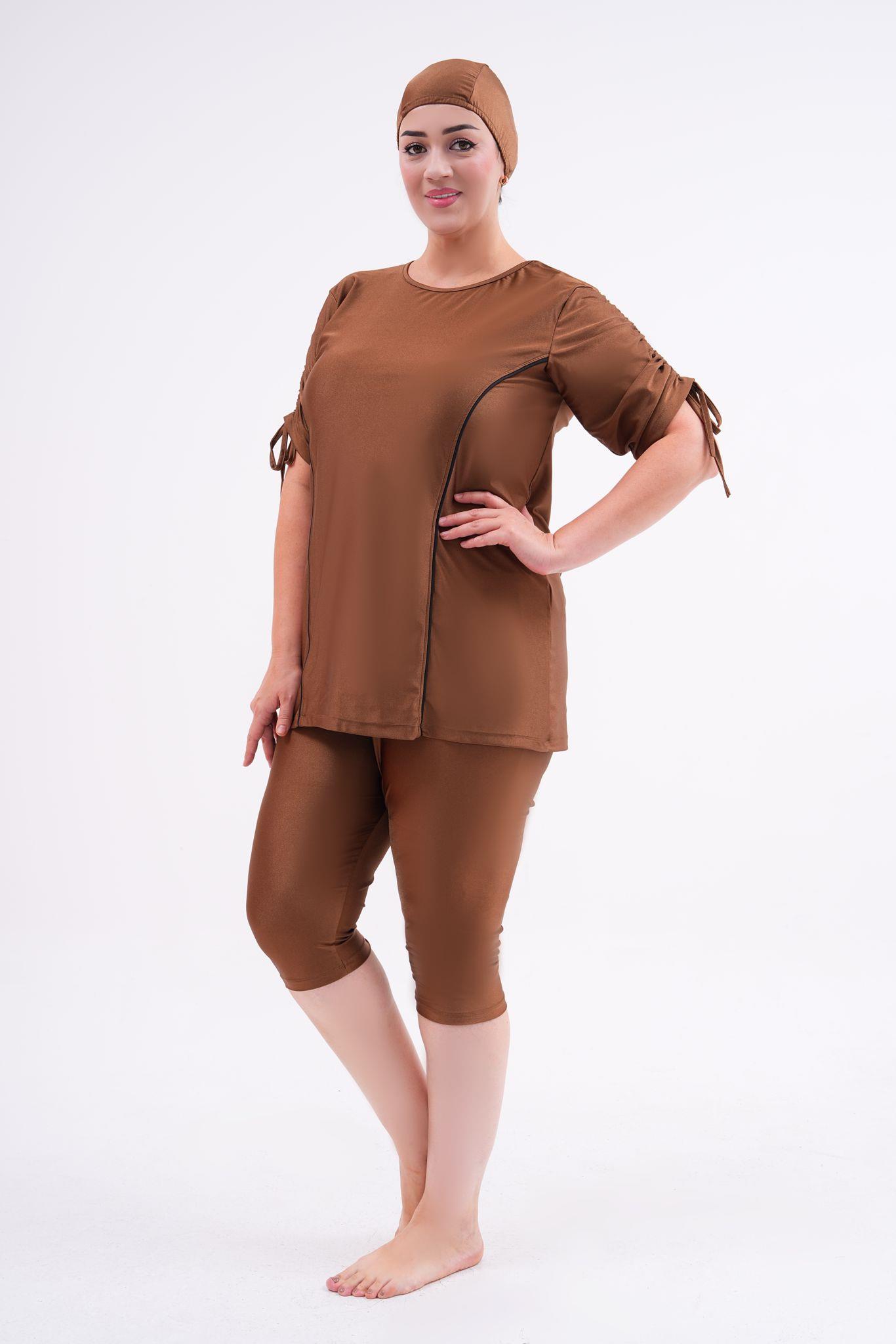 2311 C Aysu Çizgi Desenli Mayo