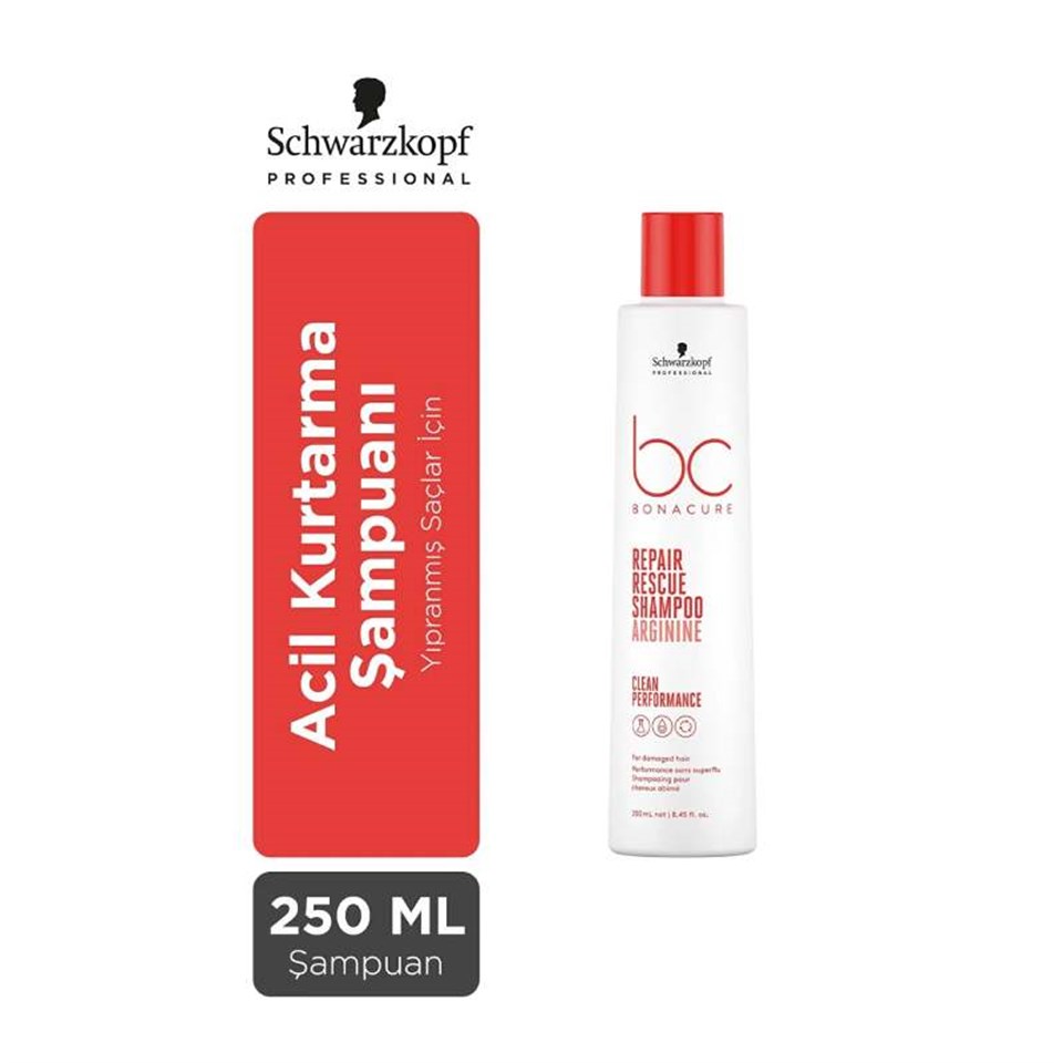 Bonacure Bc Clean Acil Kurtarma Şampuanı 250m Çizgi Shop'da.