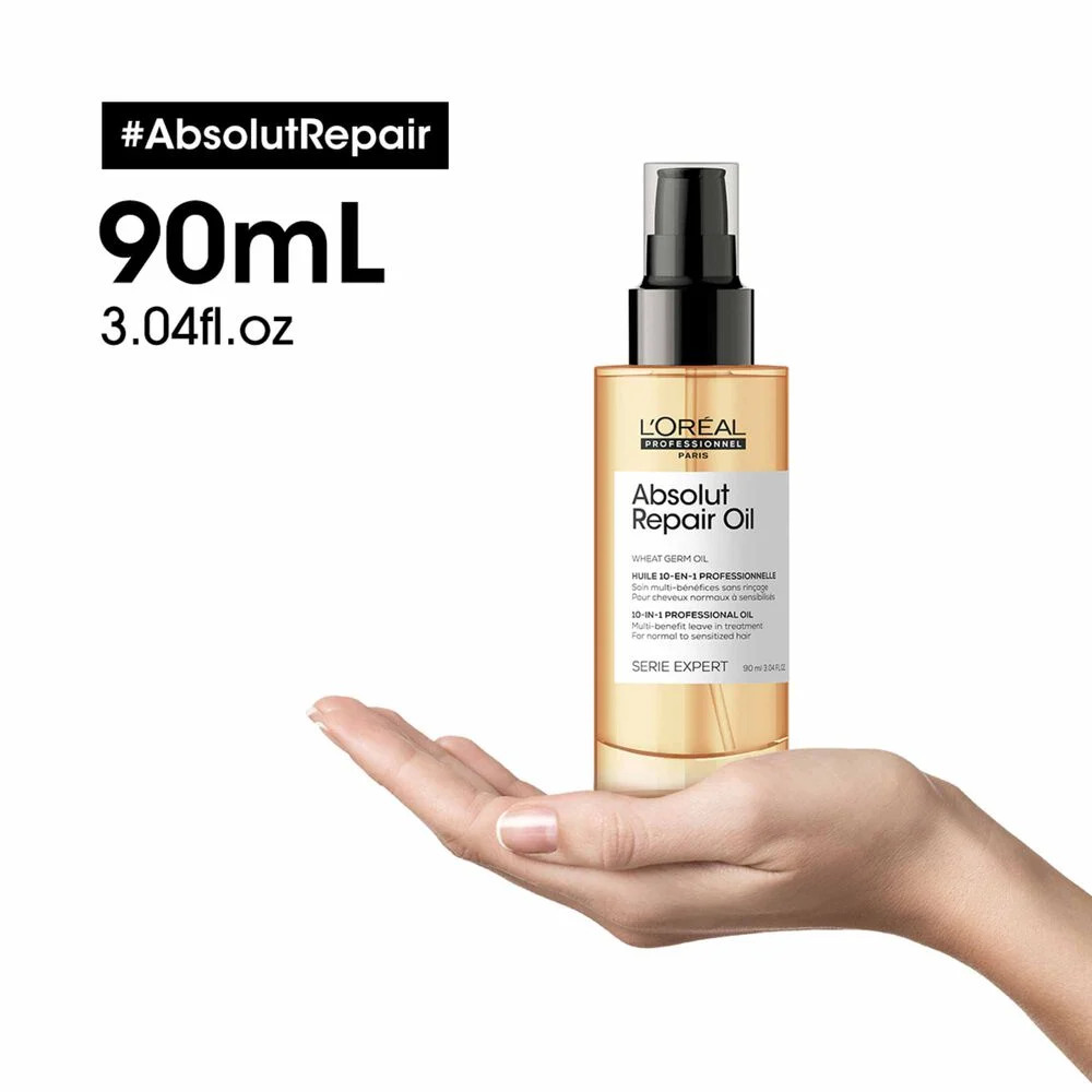 Serie Expert Absolut Repair 10 in 1 Yıpranmış Saçlar için 10 Etkili Mucize Bakım Yağı 90 ml Çizgi Shop'da.