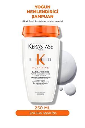 Nutritive Bain Satin Riche Yoğun Nemlendirici Şampuan 250 ml Çizgi Shop'da.