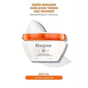 Nutritive Masquintense Riche Derin Besleme Sağlayan Yoğun Saç Maskesi 200 ml Çizgi Shop'da.