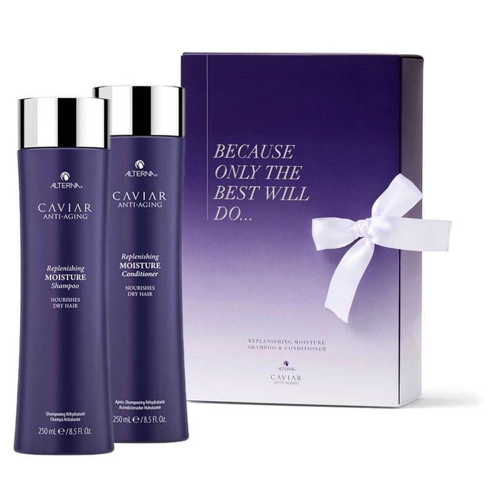 Alterna Havyar Yenileyici Nemlendirici Set, saç güçlendirici, şampuan 250ml + saç kremi 250ml  Çizgi Shop'da.