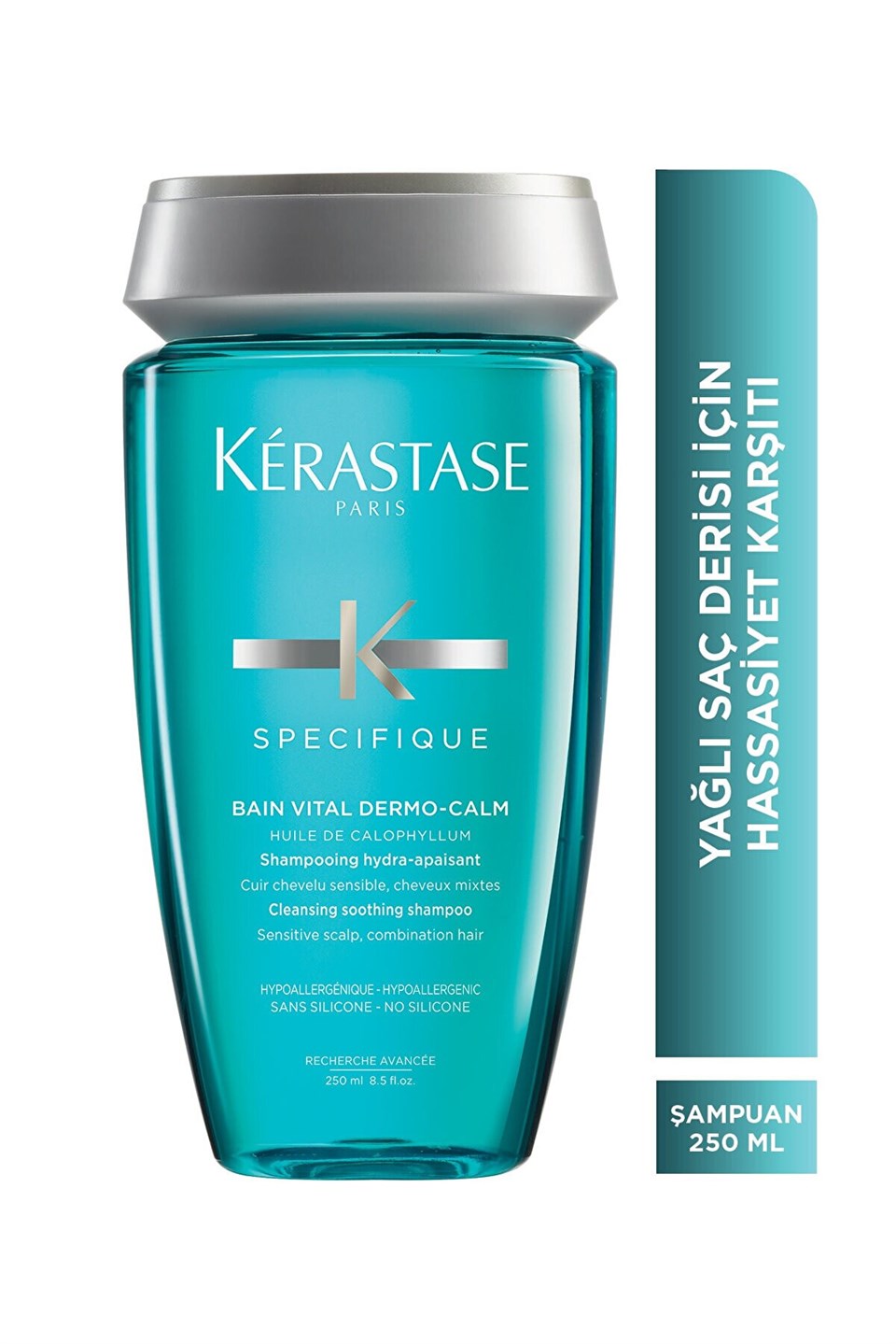 Bain Vital Dermocalme Yağlı Saç Derisi için Hassasiyet Karşıtı Şampuan 250 ml Çizgi Shop'da.