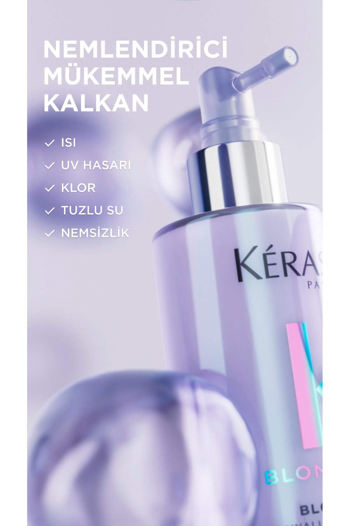 Blond Absolu Blonde Guard Sarı Saçlar Için Koruyucu Nemlendirici Durulanmayan Bakım Spreyi Çizgi Shop'da.