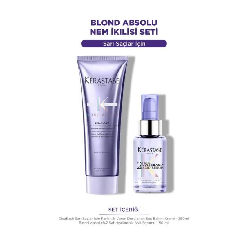 Blond Absolu Nem İkilisi Saç Bakım Seti Çizgi Shop'da.