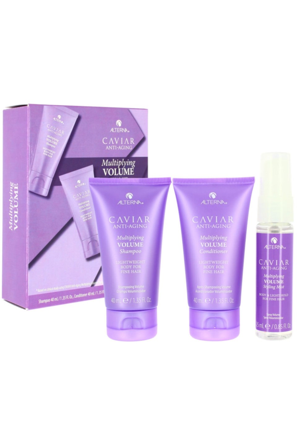 Caviar Hacim Arttıran Saç Bakım Seti 40+40+25ml 873509028130 Çizgi Shop'da.