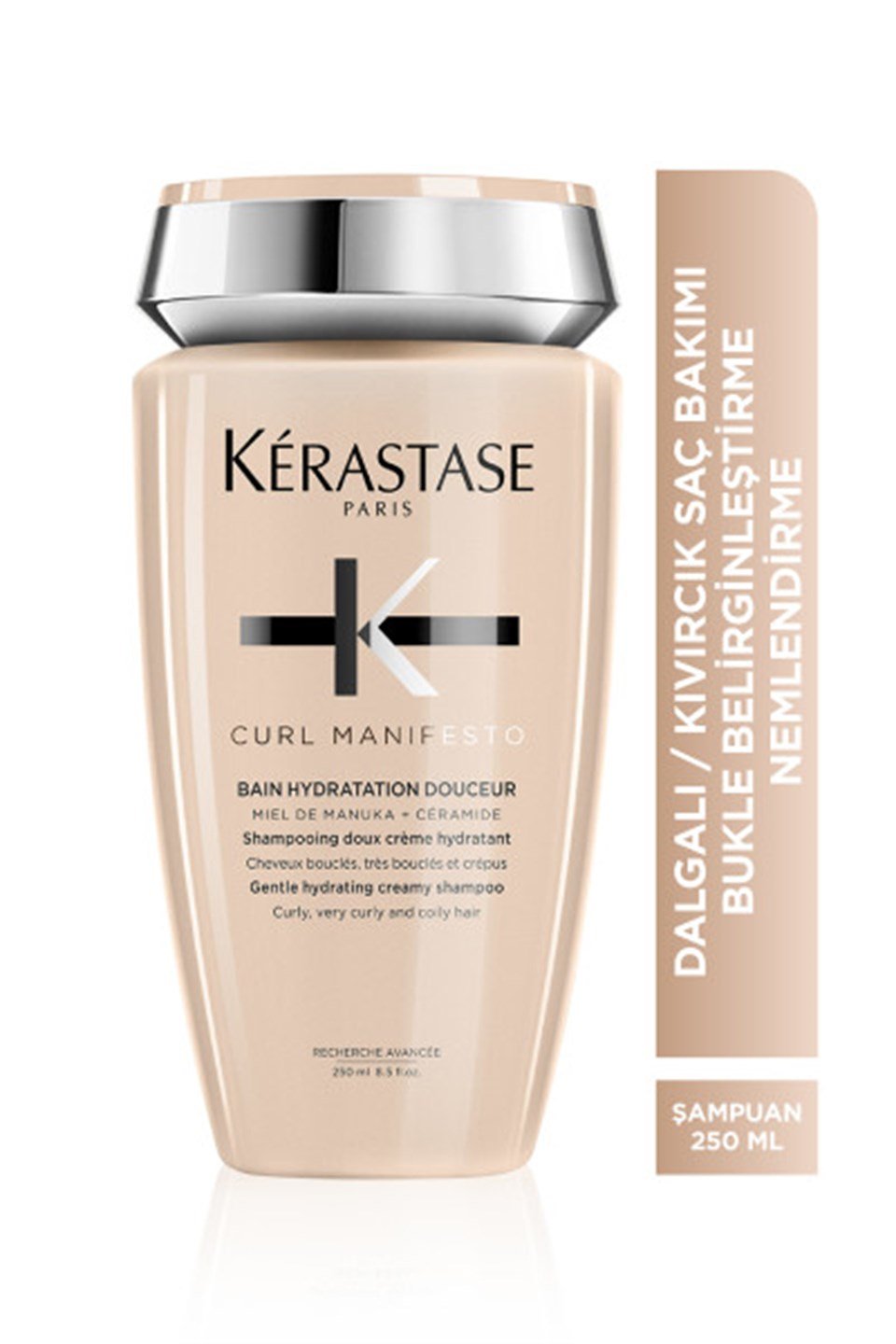 Curl ManifestoBain Hydratation Douceur Kıvırcık Saçlar için Besleyici Şampuan 250ml Çizgi Shop'da.