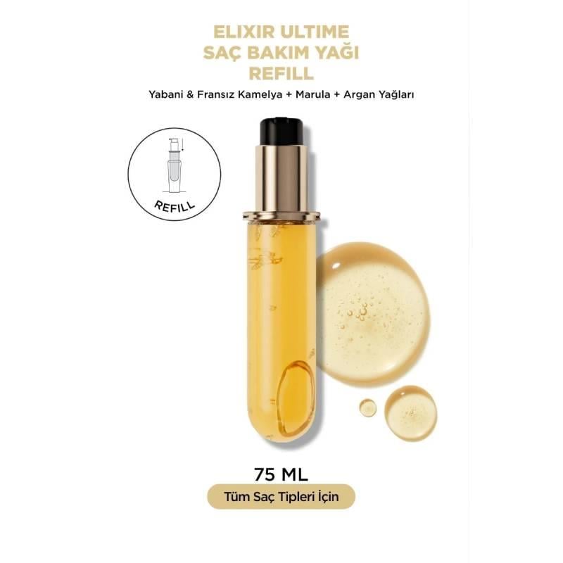 Elixir Ultime Saç Bakım Yağı Refill 75 ml Çizgi Shop'da.