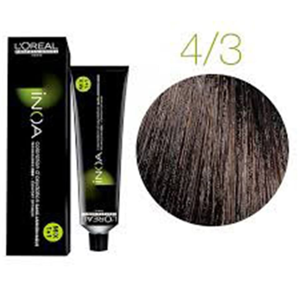 İnoa 4.3 Kahve Dore Saç Boyası 60 ml 3474630413146 (Oksidansız)
