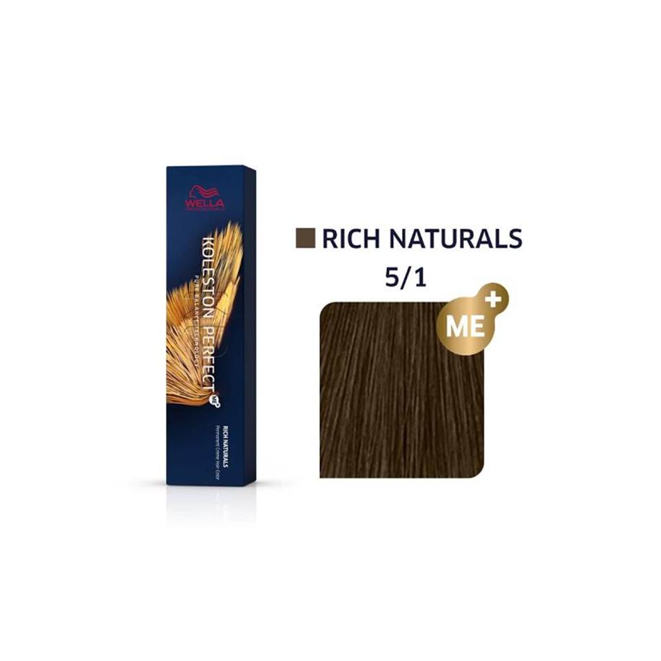 Koleston Perfect Me+ 5/1 Rich Naturals Kalıcı Saç Boyası 60ml Çizgi Shop'da.