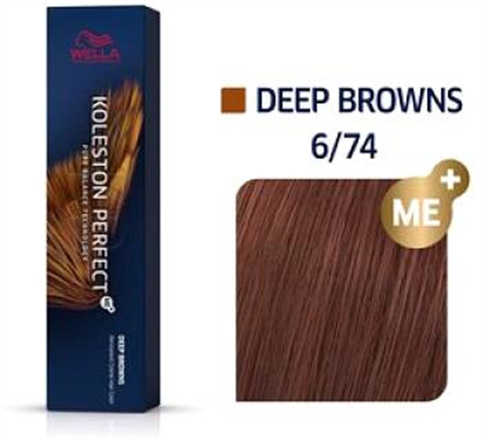 Koleston Perfect Me+ Boya 60 Ml 6/74 Kahverengimsi Kırmızı Çizgi Shop'da.